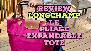 Why I Dont Like Longchamp Le Pliage Expandable Tote Full Review [upl. by Keese189]