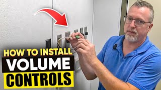 How to Install MultiZone Speaker Volume Controls and Amplifier  cloudworkpro fieldnation [upl. by Anawt]