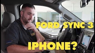 Setup Ford Sync3 Bluetooth  Apple Car Play  2018 Ford F150 [upl. by Ynoffit]