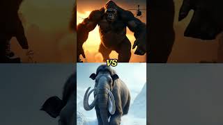 King Kong vs skull guy vs tiger vs hulk vs wolf vs lion vs leopard vs mammoth vs creatures shorts [upl. by Atikan]