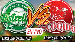 EN VIVO LEONES DEL ESCOGIDO VS ESTRELLAS ORIENTALES LIVE [upl. by Hannahsohs618]