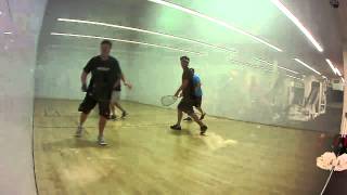 RoysterSwain Vs LadgeOrr Racquetball Doubles [upl. by Coleen]