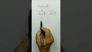 EVALUATE 4216−⅔  1256−¾Rational exponents simplificationmathematics tricks Maths Olympiad [upl. by Knick]