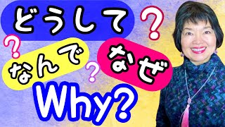 Difference between DOUSHITE どうして❓ NAZE なぜ🤔 and NANDE なんで Grammar N45 [upl. by Ecnarretal152]