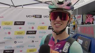 Katarzyna Niewiadoma  Interview at the start  Stage 4  Tour de Suisse Women 2024 [upl. by Elberta]