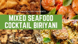 Sea Food Biriyani  Tamil  MRZUBAIRVLOGS shorts seafood [upl. by Eelam]