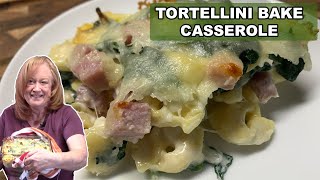 CREAMY TORTELLINI BAKE CASSEROLE An Easy Pasta Dish with Few Ingredients [upl. by Kata]