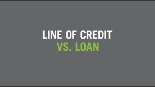 Personal Line of Credit vs Personal Loan [upl. by Notla656]