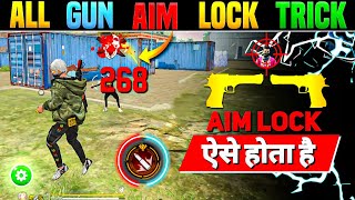 Perfect Aim Lock Trick 🎯  Desert Eagle Headshot Trick  Free Fire Mein Headshot Kaise Mare [upl. by Hewett]