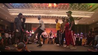 ALL STYLE BATTLE  FAMOUS VS SAME AGE CREW  SEMI FINALS COMMUNITY JAM 2018 JUDGE  MAJID [upl. by Eserehc64]