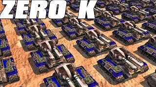 ZeroK Gameplay  Massive Battles and Super Units [upl. by Ayahs]