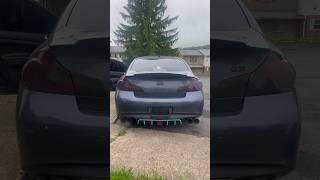 INFINITI G37 MUFFLER DELETE👂🏾 g37sedan vq vqnation infiniti g37 [upl. by Keheley]