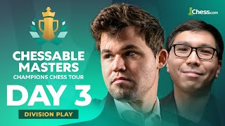 The Heavy Hitters Are Here Magnus v Wesley amp DenLaz v MVL Headline Day 1  Chessable Masters 2024 [upl. by Ainesey631]