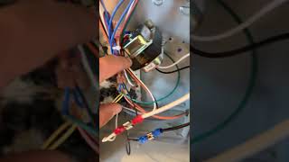 I guess I can do HVAC now 😅 furnace repairing wiring hvac shorts diy [upl. by Accemahs]