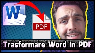 Come trasformare un file Word in PDF online con MrSimonoh [upl. by Ahseinod349]