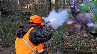 Deer Hunting the Early Pennsylvania Muzzleloader Season 2022 Hunting with a 270 YEAR OLD FLINTLOCK [upl. by Geordie]