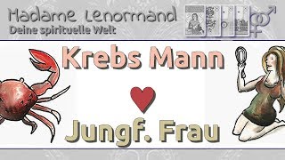 Krebs Mann Jungfrau Frau Liebe und Partnerschaft [upl. by Kinny]