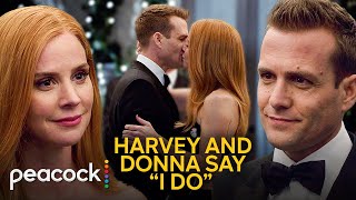 Suits  Harvey and Donna Steal Louis Wedding [upl. by Langer]