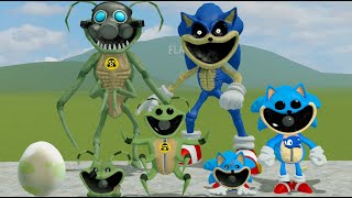 NEW EVOLUTION OF THE REJECTED SMILING CRITTERS SNEAKY STINK BUG AND SONIC Garrys Mod [upl. by Faso]