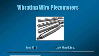 Roctest Webinar – Vibrating Wire Piezometers [upl. by Yci]