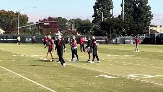 WATCH Christian McCaffrey Running At 49ers Practice [upl. by Khorma]