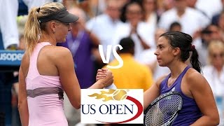 Sharapova vs Bartoli  2012 US Open Highlights [upl. by Aikmat798]