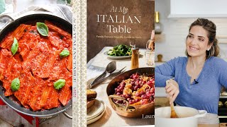 LIVE At My Italian Table  Cookbook Preview [upl. by Hallett]