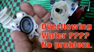 washing machine overflowing water  Easy fix in 5 minutes amp no parts needed [upl. by Casimire224]