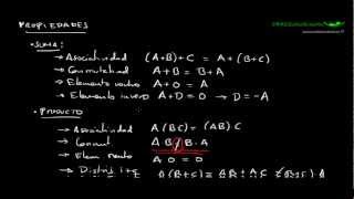 PROPIEDADES DE MATRICES Las MATRICES de Mistercinco 310 [upl. by Fogarty]