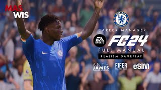 Chelsea vs Crystal Palace  Premier League Match Week 8  Full Manual Gameplay  EA FC 24 [upl. by Orpheus65]