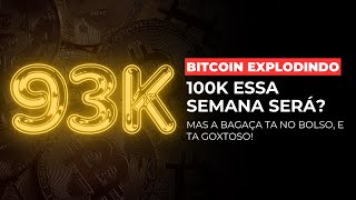 93K BATENDO E O MERCADO TODO EUFÓRICO 100K ESSA SEMANA [upl. by Irt379]