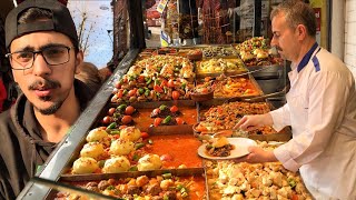 ISTANBUL Street Food Guide  Delicious Turkish Meat Doner Platter amp Turkish Ice Cream [upl. by Bella]