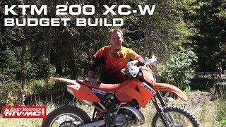 KTM 200 XCW Budget Dirt Bike Build [upl. by Adnole]