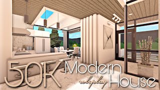 BLOXBURG 50K MODERN ROLEPLAY HOUSE  NOGAMEPASS [upl. by Tdnaltroc188]