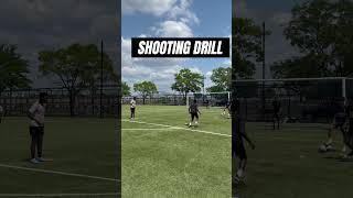 Shooting Drill For Soccer Players🔥 [upl. by Hayyifas]