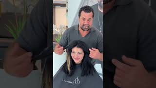 black to blonde hair transformation  copper blonde hair color on black hair  mounir salon [upl. by Ahsilet]