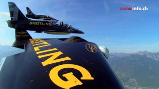 Jetman flies over the Swiss Alps [upl. by Jared57]