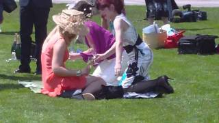 What the Butler Saw Eliza shoot for Newbury races new Butler service for Ladies who race [upl. by Atikehs1]