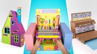 How To Make 3 Amazing Desk Organizers ✏️ [upl. by Dleifrag]