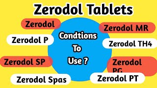 Different Types of Zerodol Tablets [upl. by Zaneta]