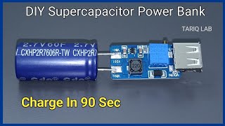 How To Make Supercapacitor Power Bank [upl. by Schwab]