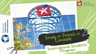 Study in a francophone high school in Ontario Canada  International Students Program [upl. by Chesney]