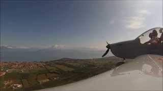 Lago di Garda flying tour at Aeroclub Garda Eagle [upl. by Acirretal]