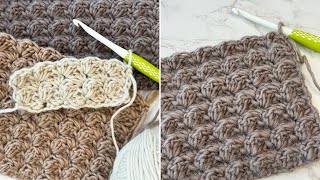 How To Crochet The Blanket Stitch [upl. by Wilbur]