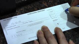 How To Complete A Deposit Ticket [upl. by Assenav]