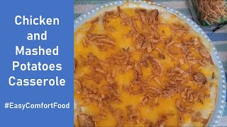 Chicken and Mashed Potatoes Casserole Recipe  EasyComfortFood [upl. by Dionisio]