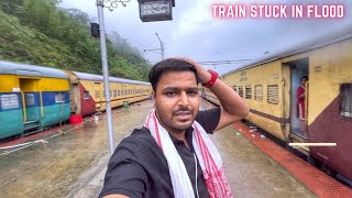 Kanchanjunga Express train Journey In Extreme Flood of Assam 😟 [upl. by Leuname853]