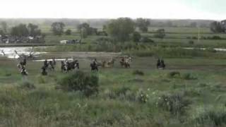 Reenactment of The Battle of The Little Big Horn [upl. by Imekawulo908]