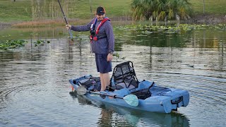 My NEW Kayak for 2024 Quick First Impressions Motor and Paddle Test Bonafide PWR 129 [upl. by Selway190]