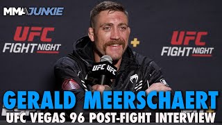 Gerald Meerschaert Revels in RecordBreaking Win after Overcoming Adversity  UFC on ESPN 62 [upl. by Yevol]